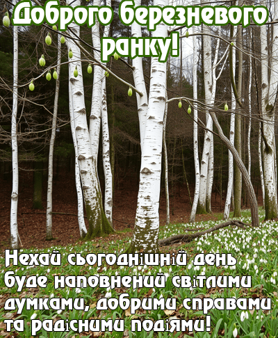 Доброго ранку березня 5
