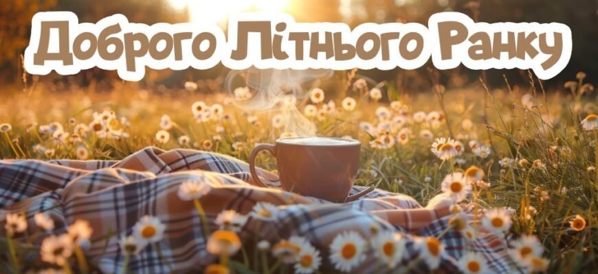 Доброго Літнього Ранку – картинки та привітання для гарного дня літа