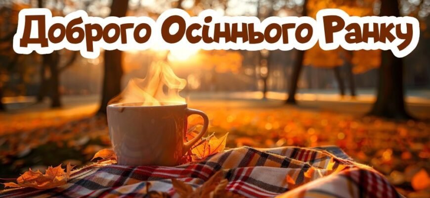 Доброго Осіннього Ранку – картинки та привітання