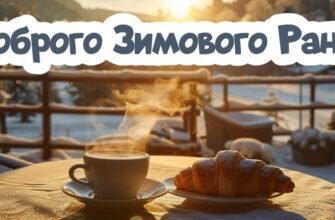 Доброго Зимового Ранку – картинки та привітання