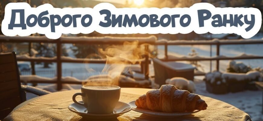 Доброго Зимового Ранку – картинки та привітання