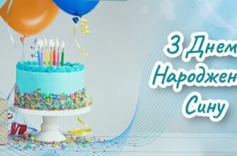 Гарні Привітання сину з Днем Народження від мами / тата