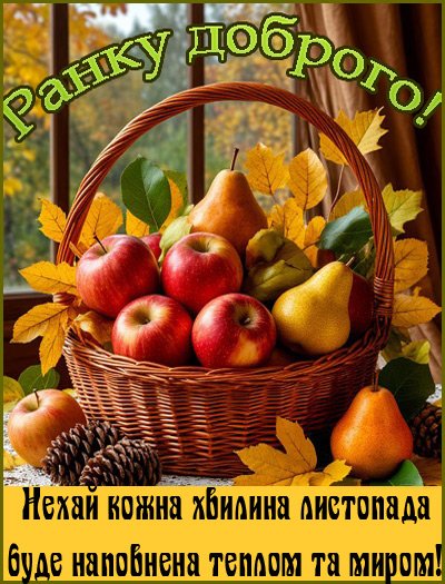 Ранкове сонце в листопаді