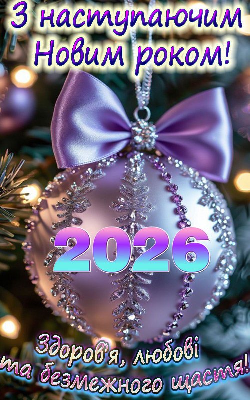 Вітаємо з Новим Роком 2026