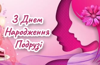 Привітання подрузі З Днем Народження