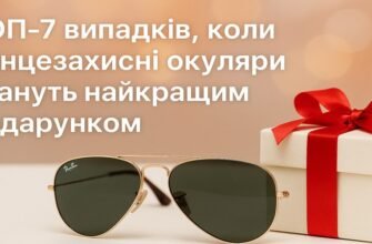 ТОП-7 випадків, коли сонцезахисні окуляри стануть найкращим подарунком