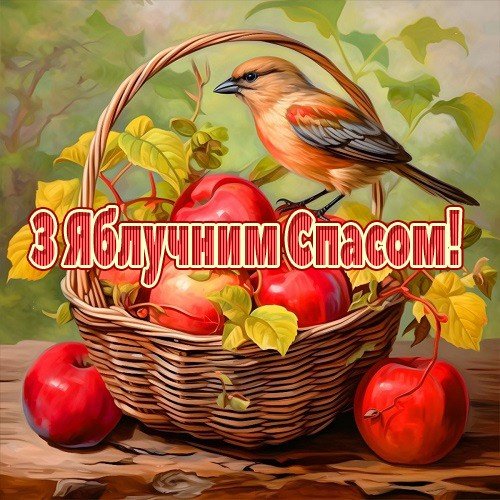 З Яблучним Спасом – листівки та гіфки З Яблучним Спасом – листівки та гіфки