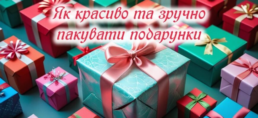 Як красиво та зручно пакувати подарунки: прості рішення для свят від Побажайко