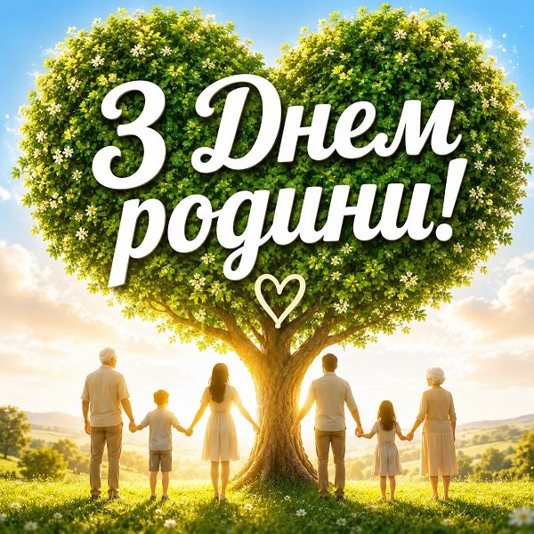 З Днем родини: картинки з привітаннями