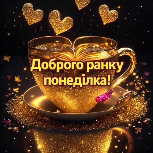 Нові картинки «Доброго ранку понеділка»
